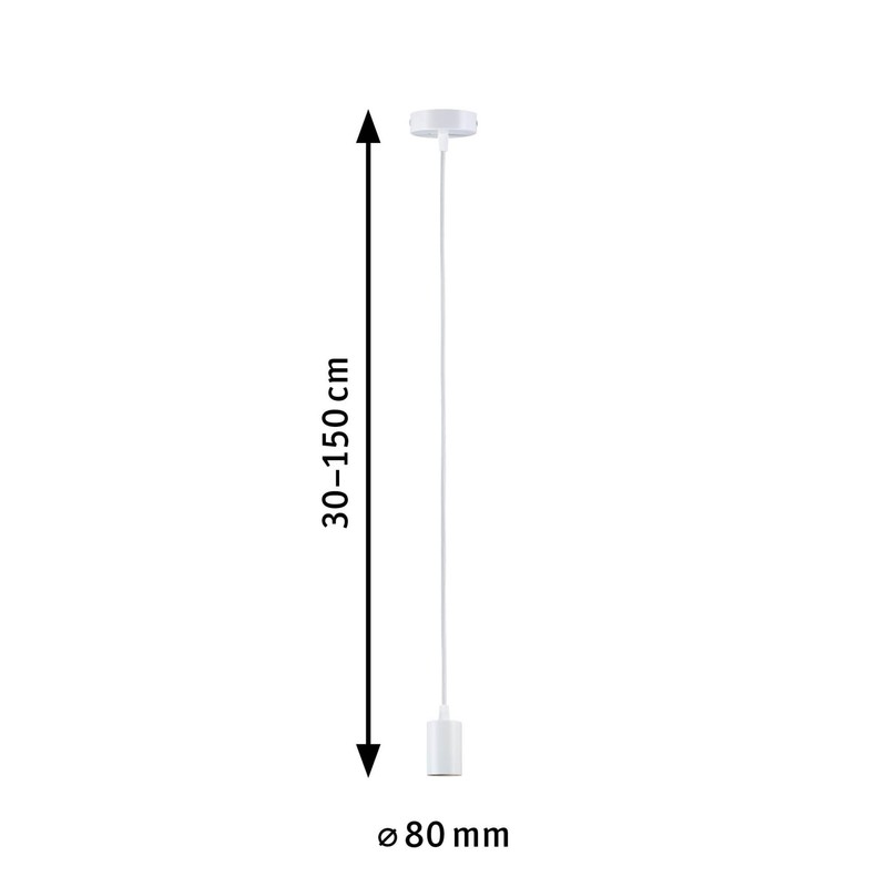 Paulmann 71135 luminaire Ravi IP44 E27 max. 60W Pendant lamp
