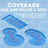 Solar Sun Rings Pool Cover | Plain Blue | SSRA-BL-02