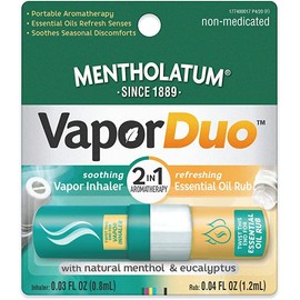 Mentholatum Vaporduo 2-in-1 Aromatherapy With Menthol & Eucalyptus, 1 Ea