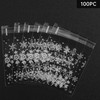 100pc Christmas Cellophane Bags - Small Cellophane Bags Self Seal