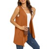 Wiwclo Trendy Sleeveless Cardigans for Women Lightweight Vest with Pockets