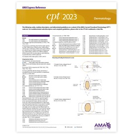 Dermatology (CPT 2023 Express Reference Coding Card)