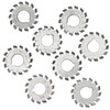 8Pcs Gear Cutter High Speed Steel Cutting Tool Industrial Supplies