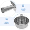 Hemobllo Stainless Steel Water Ladle Thickened Cooking Scoop with Long