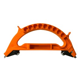 ACCUSHARP All-in-One Sharpener, All Purpose Sharpener for Knives, Scissors, Garden Tools, Sharpens & Restores Serrated Knives, Cleavers, Axes, Machete, Orange