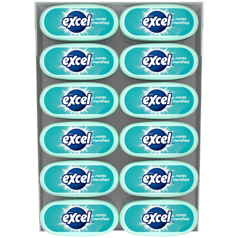 Excel Mints Fresh Mint, 12gm, 12 Count