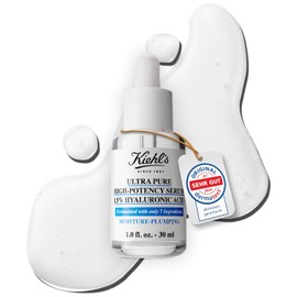 KIEHL'S Ultra Pure High-Potency Serum 1.5% Hyaluronic Acid, 30 ml, Moisturising Hyaluronic Acid Serum, Face Serum for Hydrated Skin and Plump Skin Feeling, with 1.5% Hyaluronic Acid