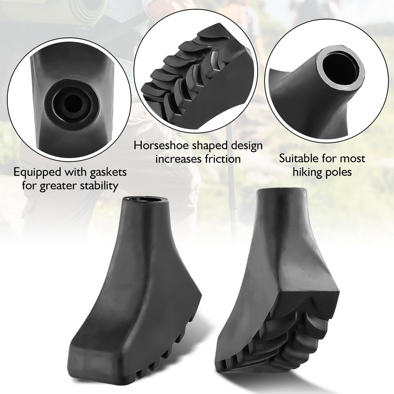 Pack of 14 Rubber Studs, Walking Poles, Rubber Buffers, Rubber