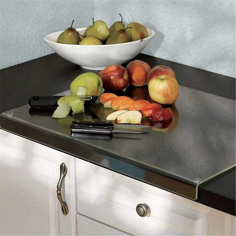 Cooking Chopping Board Acrylic Clear Anti Slip Spacious Size Abrasion
