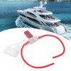 31.5cm 12AWG Car Fuse Holder TPE PVC with Manual Reset