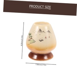 Mikinona Ceramic Matcha Whisk Holder Japanese Matcha Tea Set Accessory Whisk Stand Tea Whisk Rest