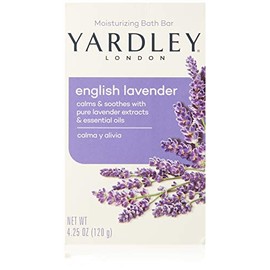 Yardley London Naturally Moisturizing Bath Bar English Lavender 4.25 OZ - Buy Packs and SAVE (Pack of 3)