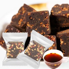 Handmade Old Brown Sugar Ginger Red Dates Tea 7.05 Oz Black Sugar Red Jujube Cubes Ginger Sugar Tea