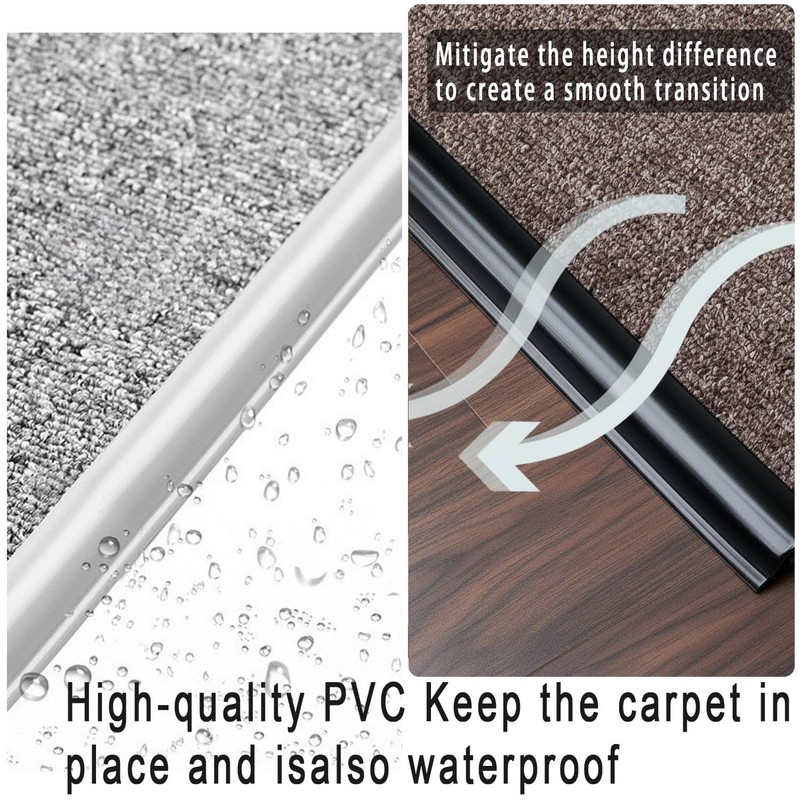 Carpet to Tile Transition Strip, Flexible Carpet Edging from Carpet