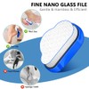 OSDUE 2in1 Nano-Glass Foot File and Callus Remover, Foot File