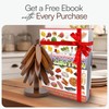 Wooden Tree Trivet Set – 4 Tree-Shaped Coasters & 1