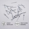 Pack of 100 Painted Blind Rivets 3.2 x 8 mm,