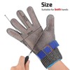 FUVBNQGT 1 pair of cut protection gloves, chain glove, kitchen