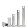 Leliafleury 5Pcs Single Hole Clevis Pins Stainless Steel Flat Head