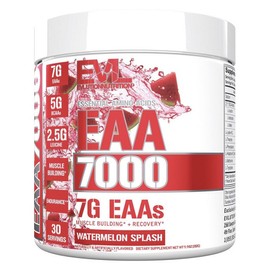 EVLUTIONNUTRITION EAA 7000 Essential Amino Acids Watermelon Splash Flavor, 1 piece, 282g / EVLUTIONNUTRITION EAA 7000 필수아미노산 워터멜론 스플래쉬 맛, 1개, 282g