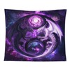 AAVEUP Yin Yang Dragon Tapestry Mysterious Dream Purple Star Asian