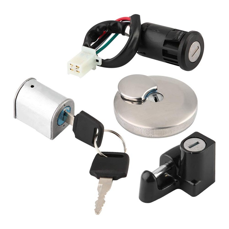 Helmet Lock, Ignition Lock, Lock + Key Set, Motorcycle Ignition