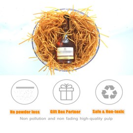 ZHODR Cut Paper Shred Filler for Gift Boxes,8 oz (1/2 lb) Easter Basket Filler, Filler for Wrapping Gifts, Crafting Activities, Display Merchandise, Weight and Many Color Options(Kraft color)