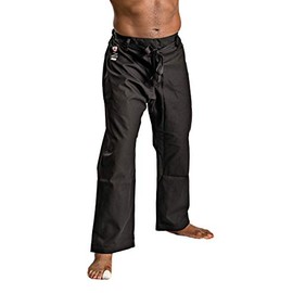 Ronin Heavy Weight 12oz. Cotton Karate Pants (Black, 3)