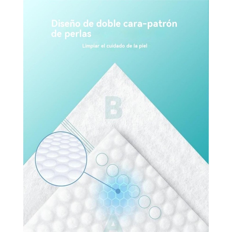 Disposable Face Wipes, 50 Pack, 20 x 20 Dry Wipes