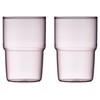 Lyngby Glas Torino Tumblers 40 cl Pack of 2 Pink