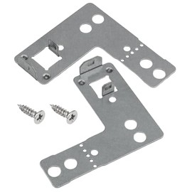 Dishwasher Mounting Bracket Compatible with Bosch Siemens Neff 622456 00622456 Mounting Kit to Attach Dishwasher to Work Plate Bracket Right + Left