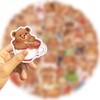 Cute Bear Stickers 50pcs Kawaii Cartoon Bear Stickers for Kids