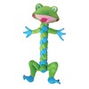 KONG BraidZ Frog Dog Toy, Medium (Colors Vary)