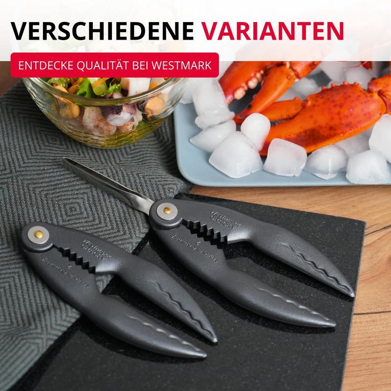 Westmark Aluminium Lobster Cracker, Food Safe Special Coating, Length: 14.4