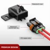 Nilight 6pcs Inline Fuse Holder 12AWG Waterproof ATC/ATO Blade Fuse