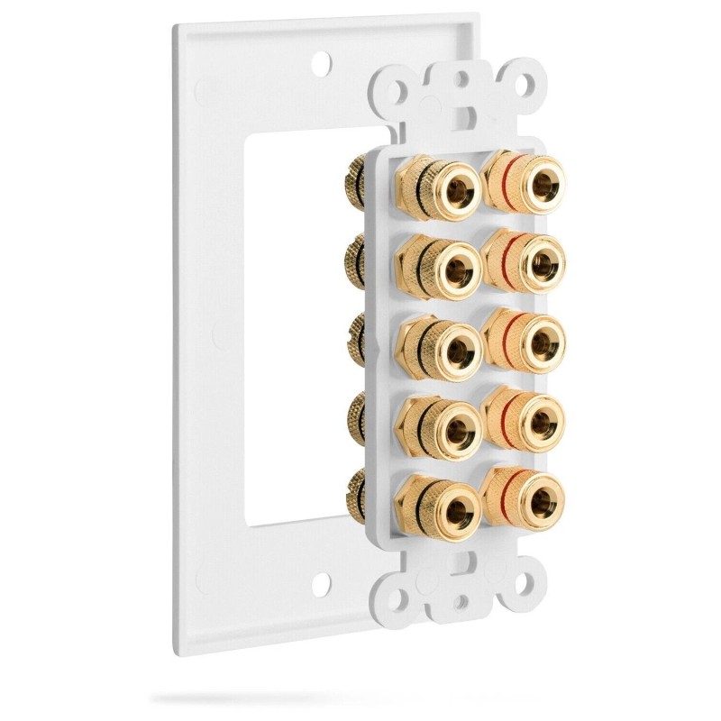 Fosmon 5 Speaker 10 Binding Home Theater Gold Copper Banana
