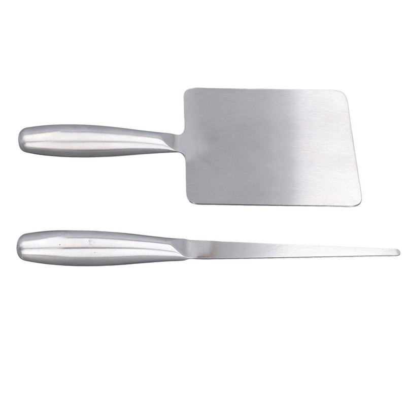 Food Scraper with Picking Stick Stainless Steel Dough Scraper Multipurpose