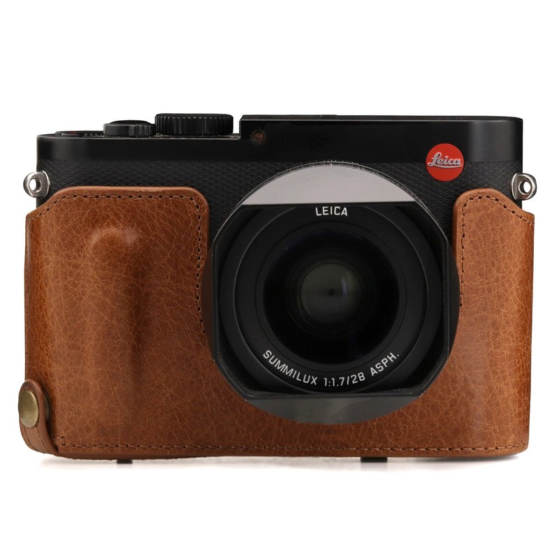 MegaGear Ever Ready Genuine Leather Camera Case compatible with Leica