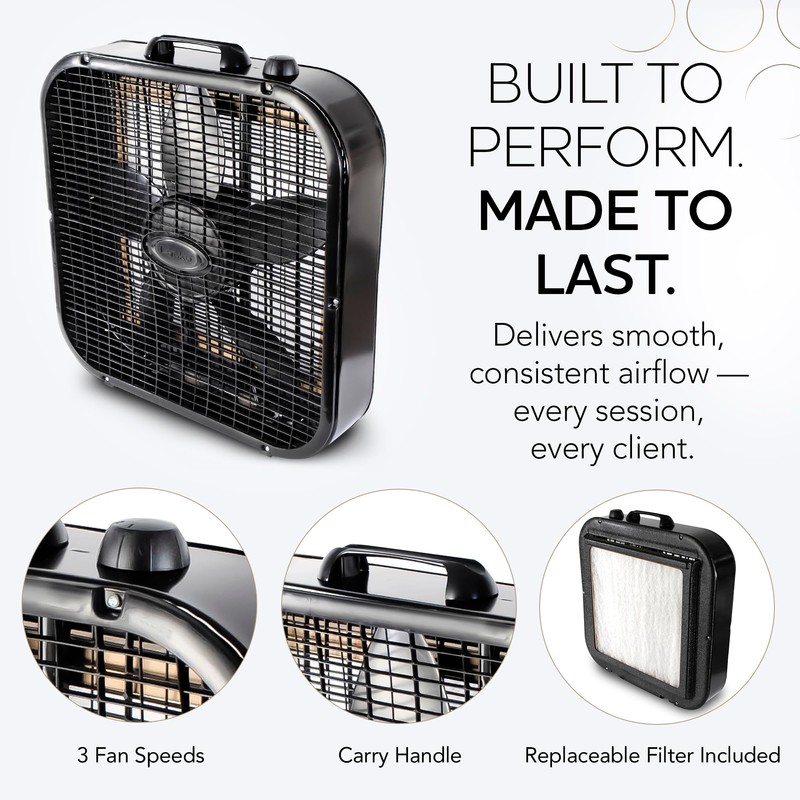 Norvell Spray Tan Overspray Reduction Fan – Works with Norvell