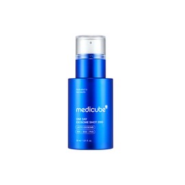 MEDICUBE Zero One Day Exosome Shot 2000, Ampolla Facial Coreana con Espículas, Exosomas, AHA, BHA, PHA y Niacinamida, Cuidado de Poros y Textura, 30  