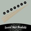 BambooMN - 5mm Sharp-Point Multipurpose Food Bamboo Skewers - 24"