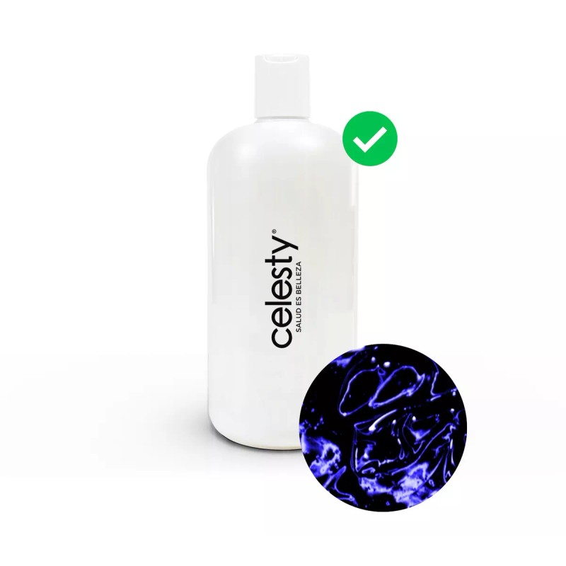 Celesty Shampoo Matizador Azul Blue Cabello Castaño Claro 500ml