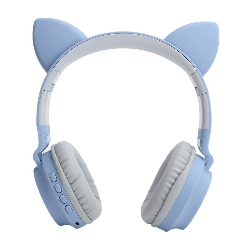 Cat Ear Headphone 3D LED Light Wireless Bluetooth 5.0 Foldable