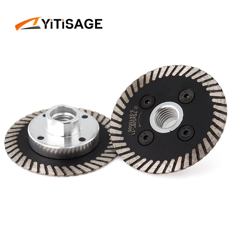 YITISAGE 3 inch Tile Diamond Saw Blade Turbo Segment Carving