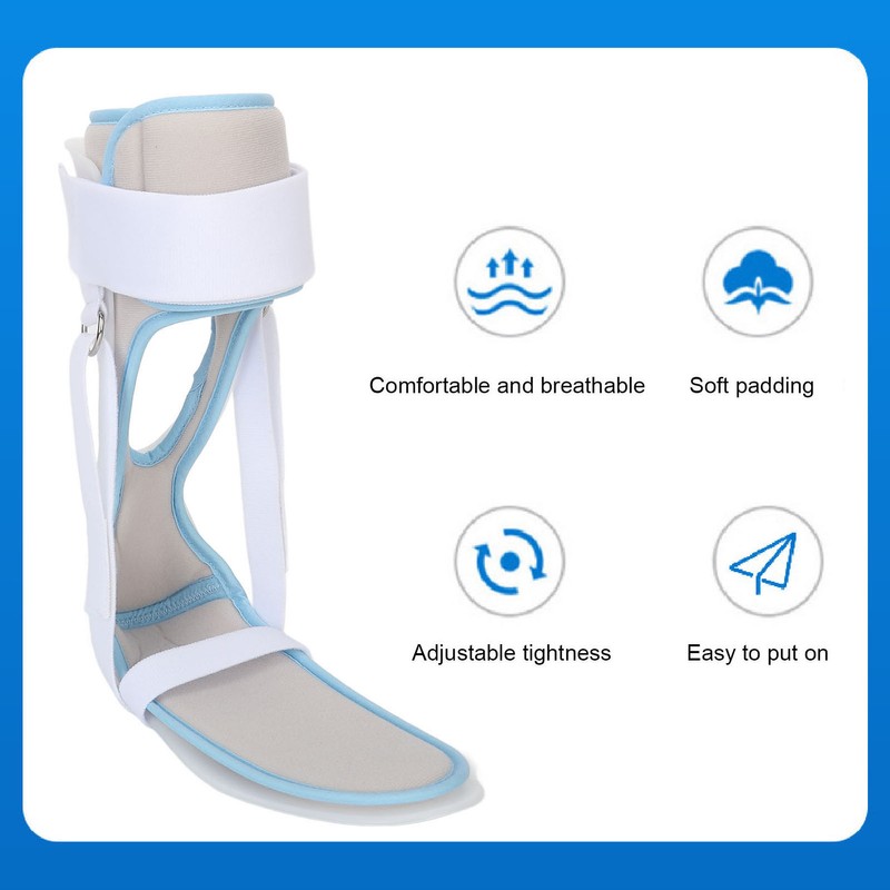 AFO Drop Foot Stabilizer Adjustable Soft Padding Lightweight Fatigue Resistant