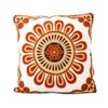 ZUODU 45cmx45cm Embroidered Cotton Decorative Throw Pillow Cover Cushion Case
