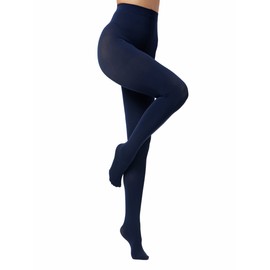 EVERSWE Women's 80 Den Soft Opaque Tights, Women's Tights (S/M, Navy)