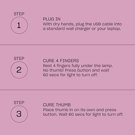 OPI GELement LED Curing Lamp for Gel Nail Polish | DIY Professional Salon Quality Manicure Results | 4 Finger Design & Mirrored Interior for Curing | 60 Second Timer