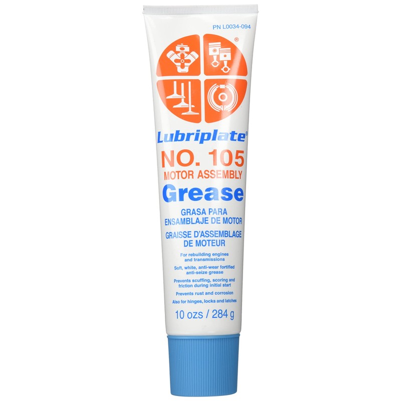 LUBRIPLATE Engine Asssembly Grease C105 sold each. Huge 10 oz.
