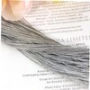 TEHAUX Multifunctional Silver Metal Jewelry Cord Yards Beading String for